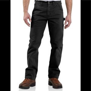 Men’s Carhartt Relaxed Fit Carpenter Pants. Black / Size 38/30.